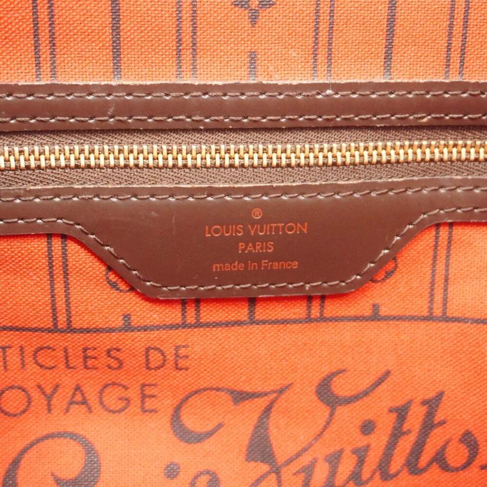 LOUIS VUITTON Authentic Brown Damier Neverfull PM Tote Bag - Picture 5 of 13